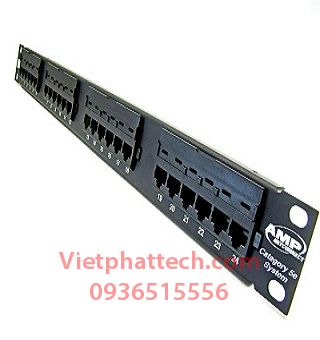 Patch pannel AMP 48 cat6 (loại thường) 4