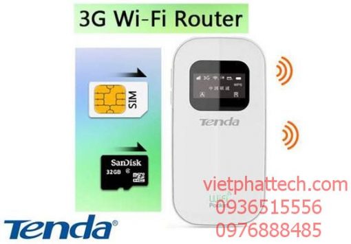 Bộ phát wifi bằng sim 3G tốc độ cao TENDA 3G185 4