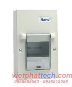 tủ điện nano vỏ kim loại lắp 2 đến 4 module