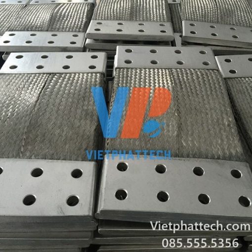 Thanh nối đồng mềm 400x200x10mm Việt Phát tech
